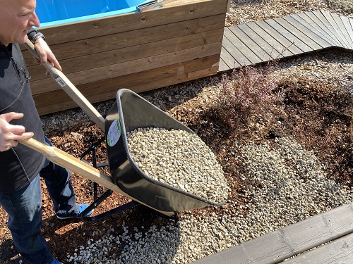 Gravel pad
